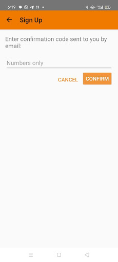 The Zing app Screen 2