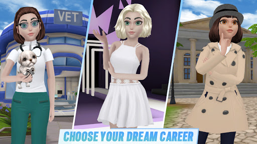 Virtual Sim Story : Dream Life - Vie de rêve APK MOD (Astuce) screenshots 5