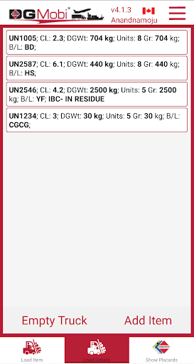 DGMobi CA SMTrucking Screen 2