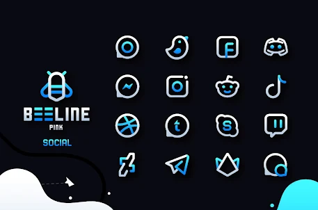 BeeLine Blue IconPack