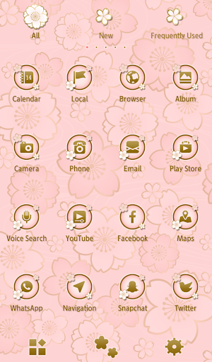 Cherry Blossoms Theme Screen 3