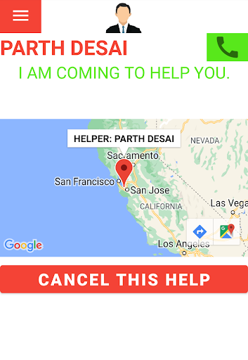 Android application Disaster Helper screenshort