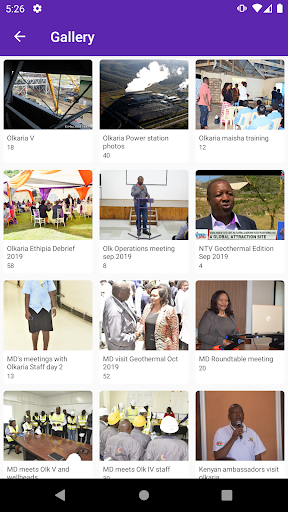 KenGen Staff App Screen 3