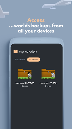 Backup for Minecraft PE Screen 3