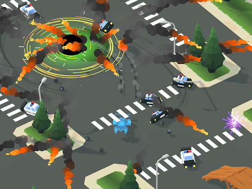 Smash racing: drive from cops, make an epic crash!  screenshots 12