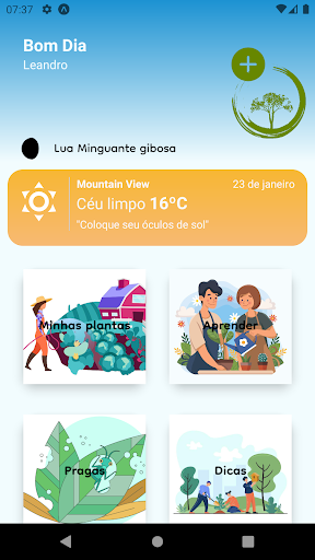 Android application Horta & Jardim screenshort