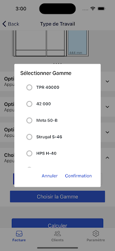 Gestion des coupes Screen 2