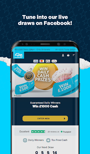 Android application Cash Raffle screenshort