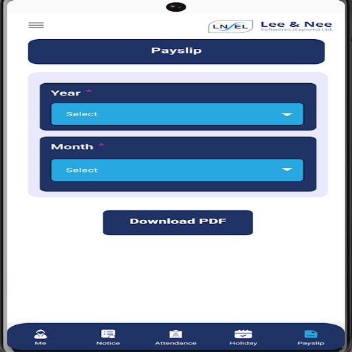 LNSEL HRMS Screen 2