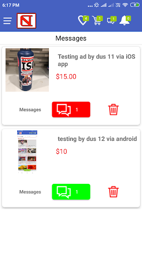 Android application Collectibles Network screenshort