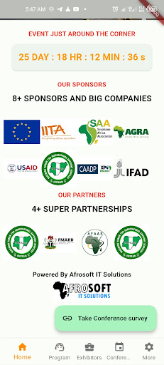 African Extension Week APp Screen 3