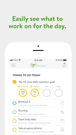 Android application Hit Ultimate Fitness screenshort