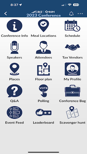 CBIZ Events Screen 2