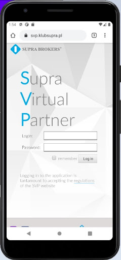 SUPRA SVP Screen 2