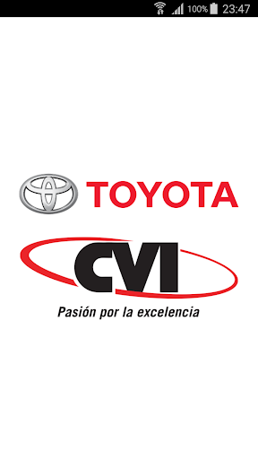 Android application Toyota CVI screenshort