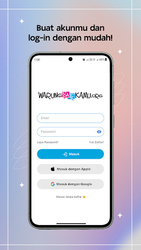 Android application WarungSaTeKaMu screenshort