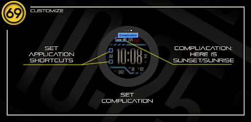 [69D] Minimal Digital watch Screen 3