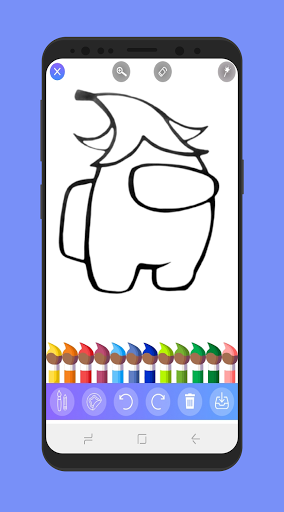 Glitter Coloring Book Among us 2021