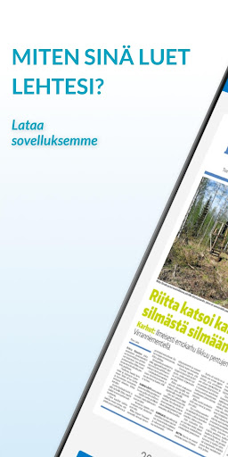 Android application Heinäveden Lehti screenshort