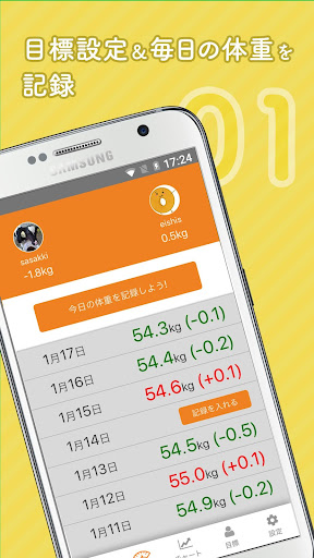 Android application ゆるっぷる screenshort