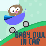 Baby Owl In Car icon
