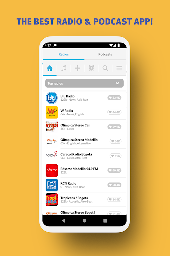 Radio Colombia - Radio FM Screenshot 1 - AppWisp.com