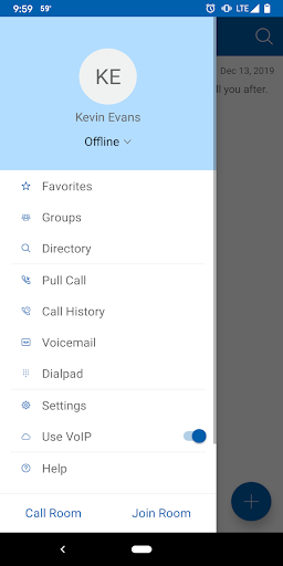 Android application Business Voice screenshort