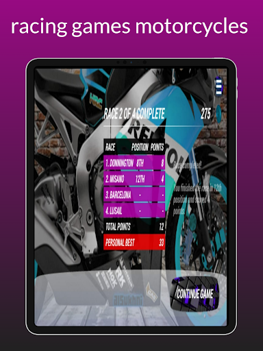 racing games motorcycles Screen 2