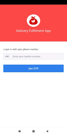 Android application HP Delivery Agent screenshort