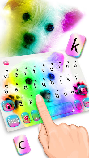 Cute Colorful Puppy Keyboard T Screen 2