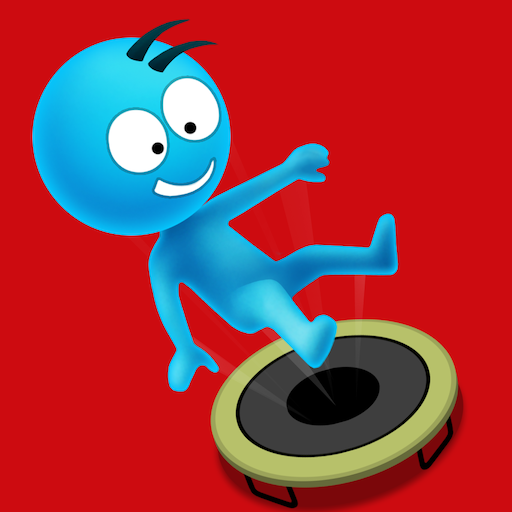 Logo flip jump stickman trickster