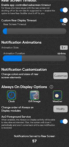 Rear Notifier (Mi 11 Ultra) Screen 3
