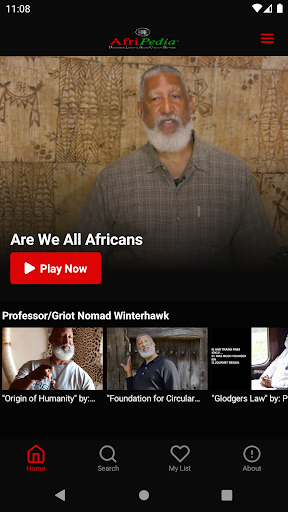 Android application AfriPedia BLACK screenshort