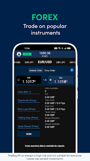 Screenshot of OANDA - Forex trading