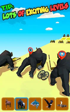 Epic Animal Hop & Smash Run 3D - Screenshot 1