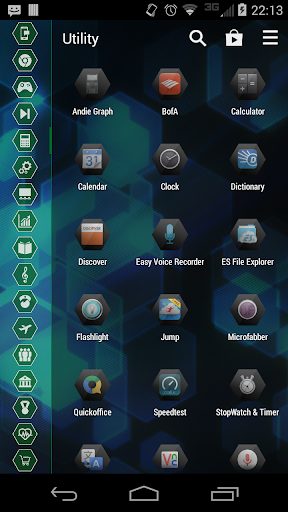 Senary Smart Launcher Theme Screenshot 3 - AppWisp.com