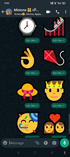 Android application Windows Emoji Stickers for WA screenshort