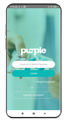 Android application Purple Health Connect screenshort