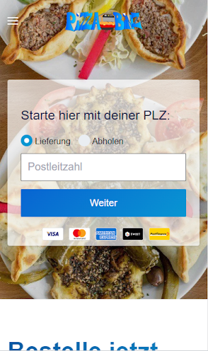 Android application Pizza Binz screenshort