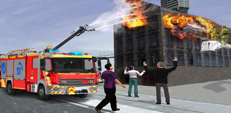 911 Záchrana Fire Truck 3D Sim