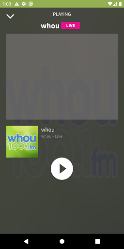 WHOU 100.1 FM Screen 2