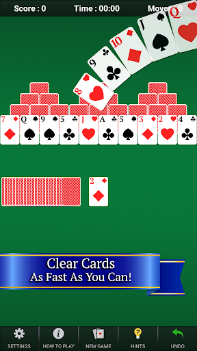 Android application TriPeaks Solitaire screenshort