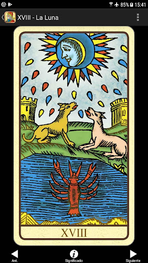 Screenshot of Universal Tarot of Marseille