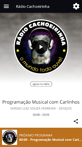 Android application Rádio Cachoeirinha screenshort