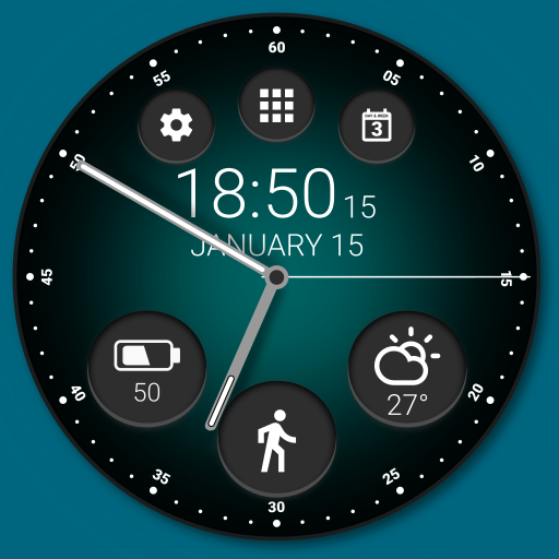 Black Classic Watch Face 1.70 Icon