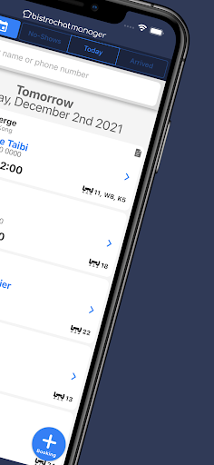 Bistrochat Manager Screen 2