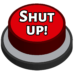 Imagen de ícono de Shut up! Botón de sonido Broma