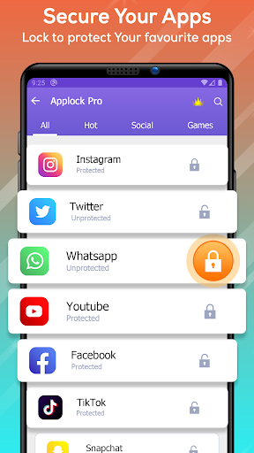 Android application Applock Passwod Lock Apps Pin screenshort