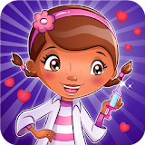 Mobile toy rush little doc icon