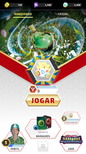Visualização do aplicativo